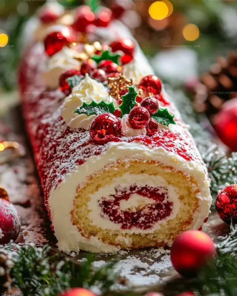 Christmas Roll Cake Recipe