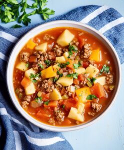 Hamburger Soup Crockpot Recipe