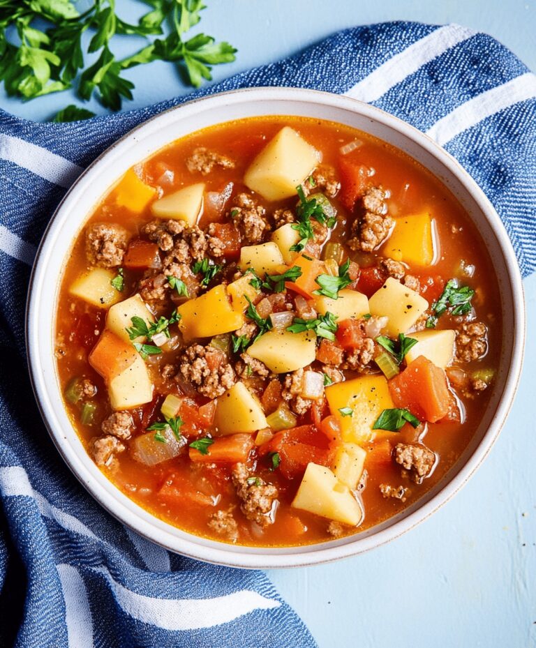 Hamburger Soup Crockpot Recipe