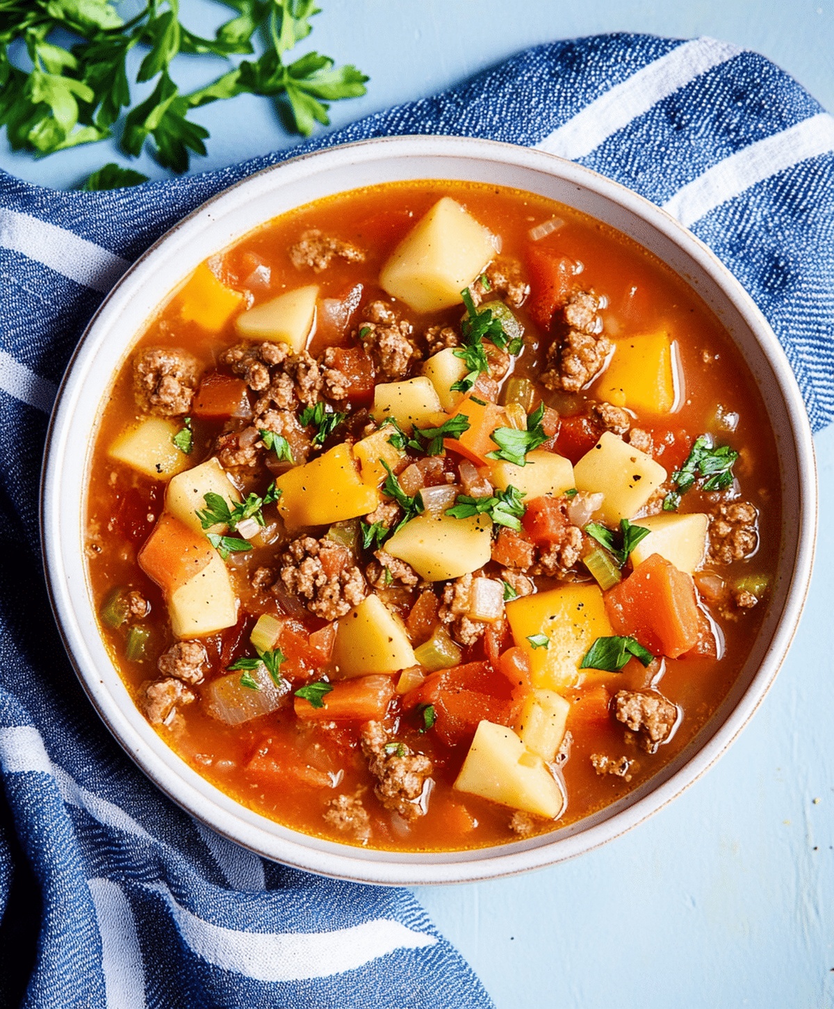 Hamburger Soup Crockpot Recipe
