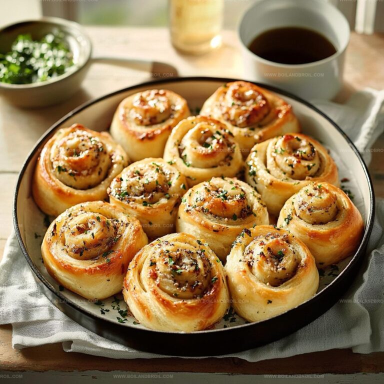 Garlic Swirl Rolls Recipe