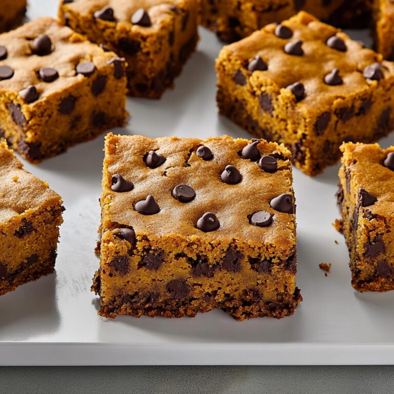 Pumpkin Chocolate Chip Bars Recipe