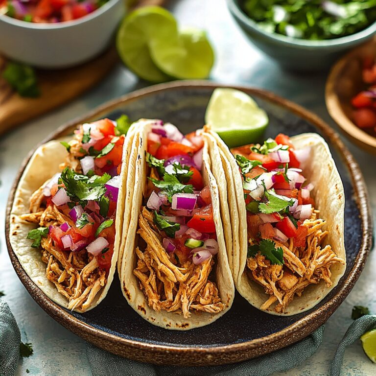 Ultimate Shredded Chicken Tacos Recipe