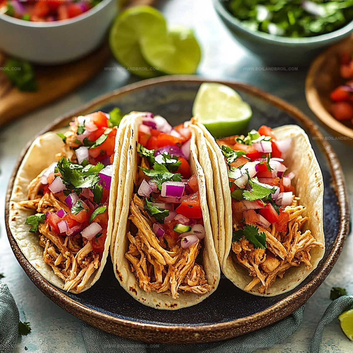Ultimate Shredded Chicken Tacos Recipe