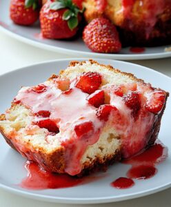 Strawberry Sour Cream Bread Recipe