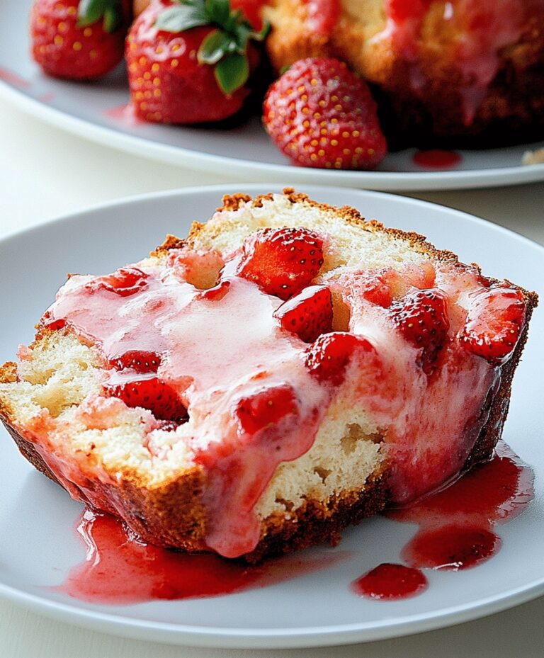 Strawberry Sour Cream Bread Recipe