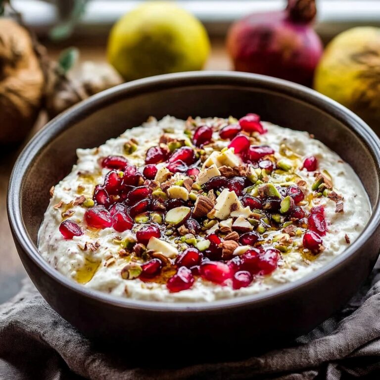 Pomegranate Pistachio Whipped Feta Recipe