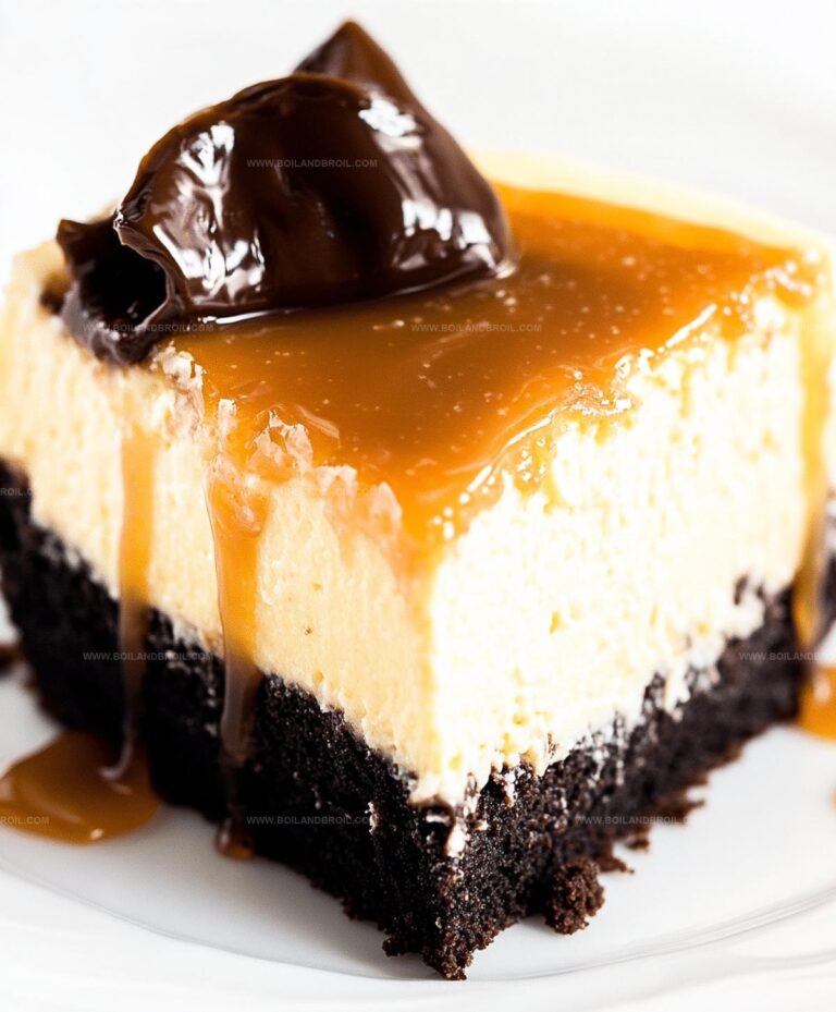 Caramel Brownie Cheesecake Recipe