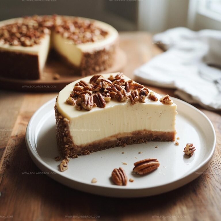 Maple Pecan Cheesecake Recipe