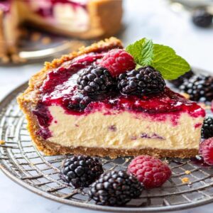 Blackberry Raspberry Cheesecake Recipe