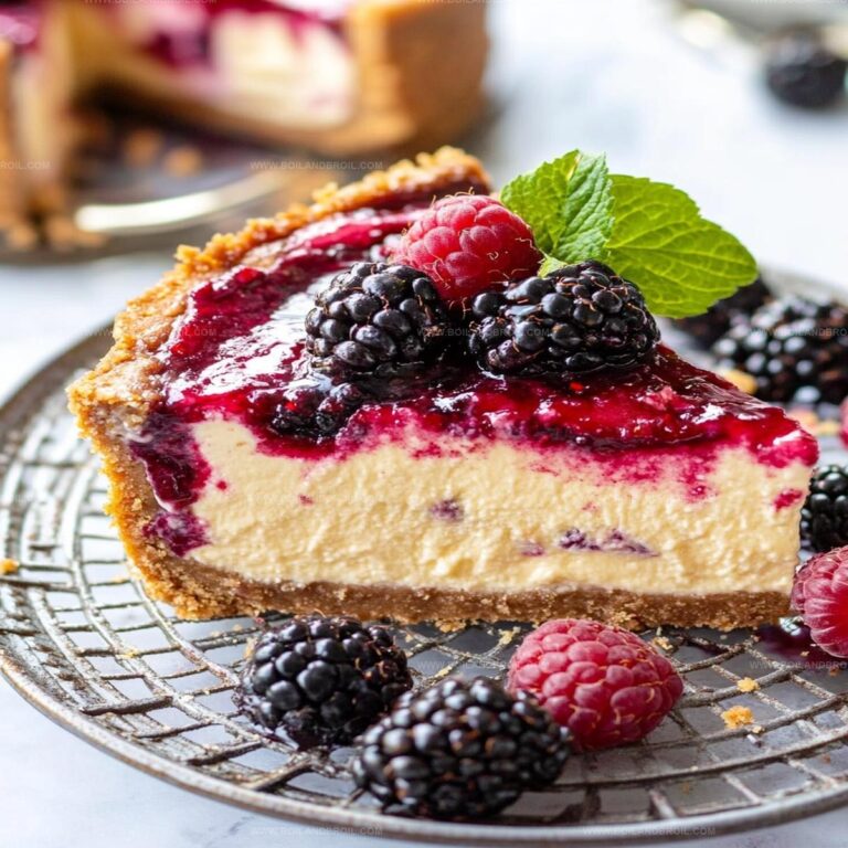 Blackberry Raspberry Cheesecake Recipe