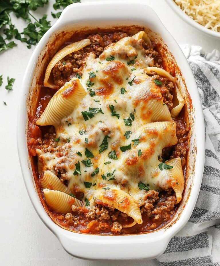 Stuffed Shells With Ground Beef Recipe