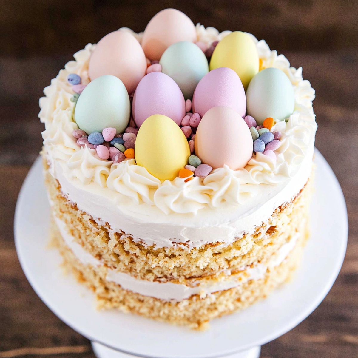 Easter Egg Layer Cake Recipe