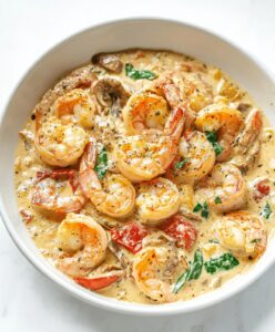 Easy Creamy Tuscan Shrimp Recipe
