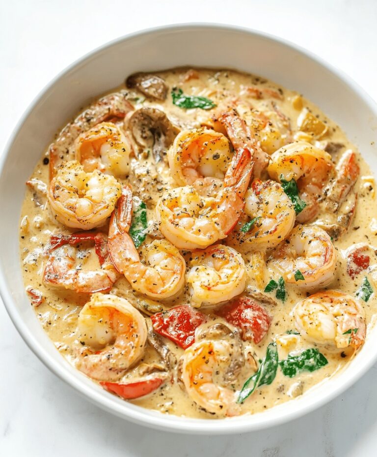 Easy Creamy Tuscan Shrimp Recipe