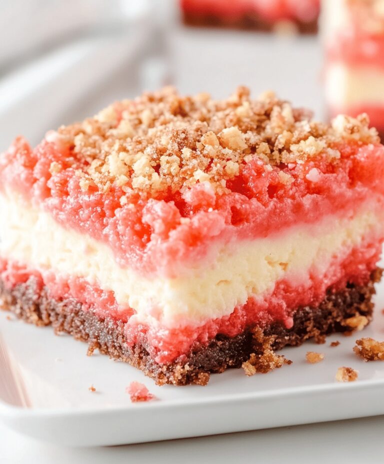 Strawberry Crunch Brownies Recipe