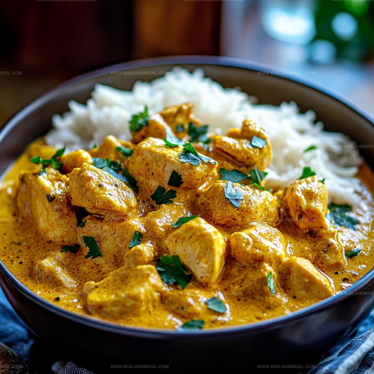 Easy Slow Cooker Chicken Korma Recipe