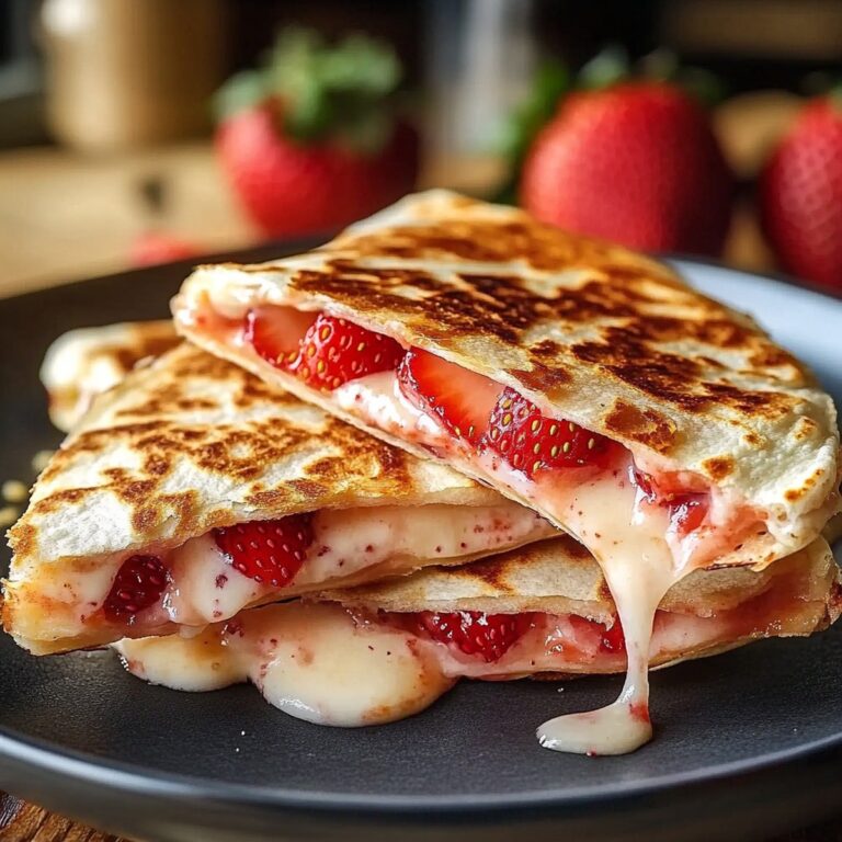 Strawberry Cheesecake Quesadillas Recipe