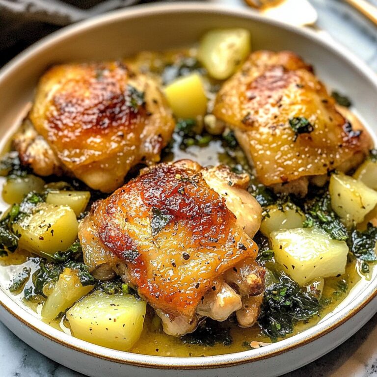 Baked Italian Chicken Thighs Recipe