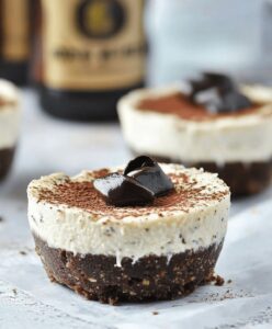 Boozy Baileys Mini Cheesecakes Recipe