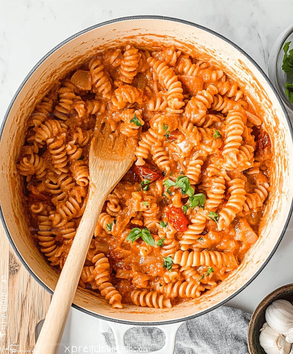 Easy One Pot Creamy Tomato Pasta Recipe