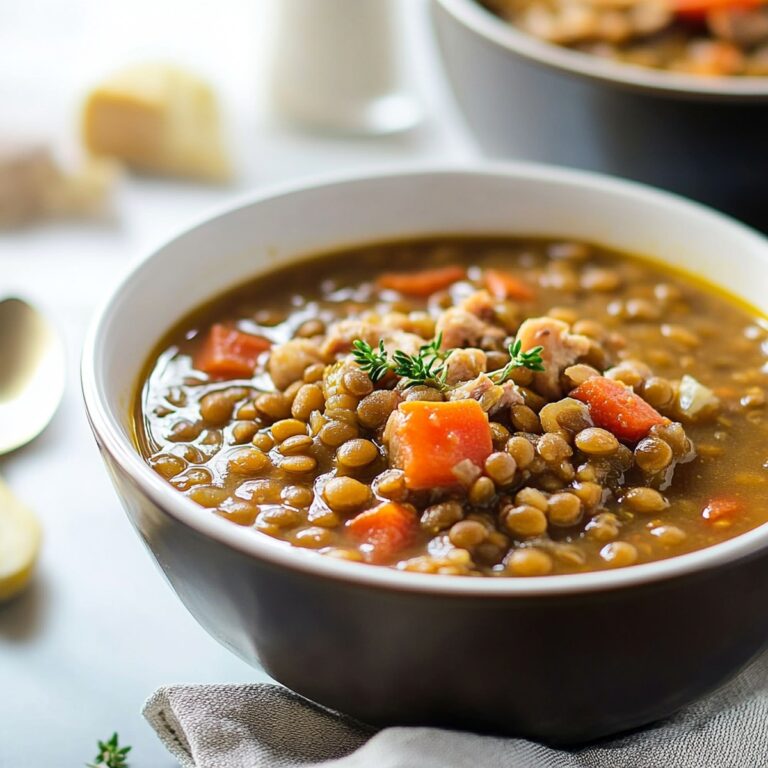 Slow Cooker Lentil Soup Recipe