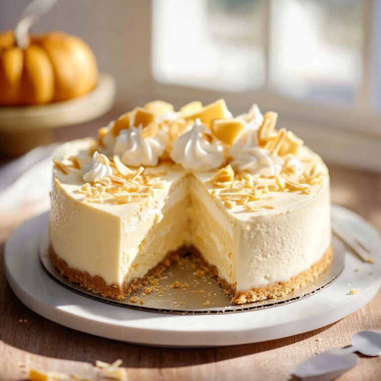 White Chocolate Pumpkin Cheesecake Recipe
