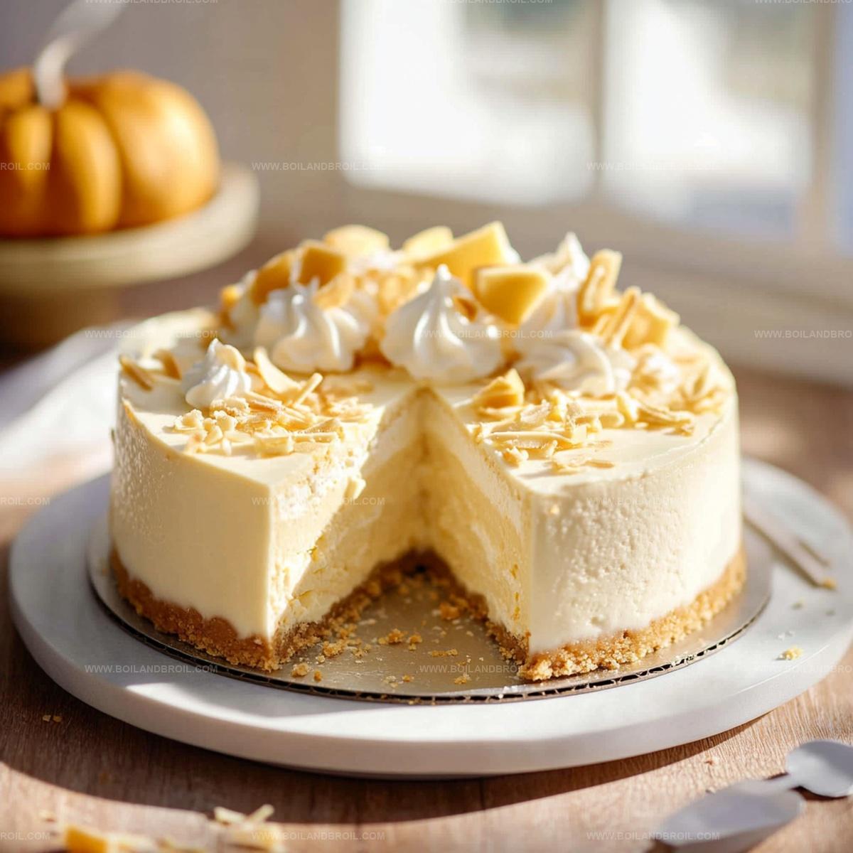 White Chocolate Pumpkin Cheesecake Recipe