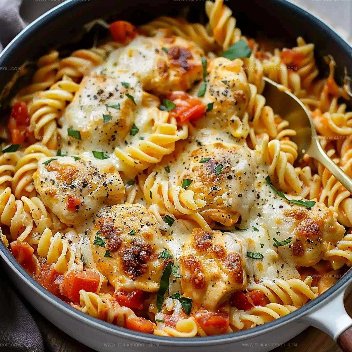 One-Pot Chicken Parmesan Pasta Recipe