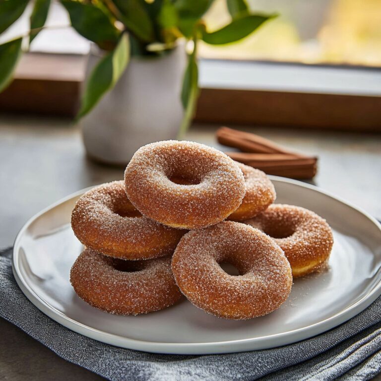 Cinnamon-Spiced Baked Apple Cider Donuts Recipe