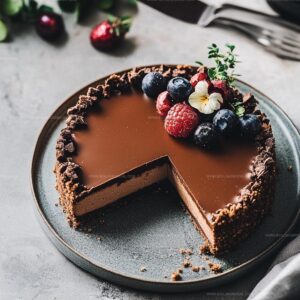 Indulgent Vegan Chocolate Cheesecake Recipe