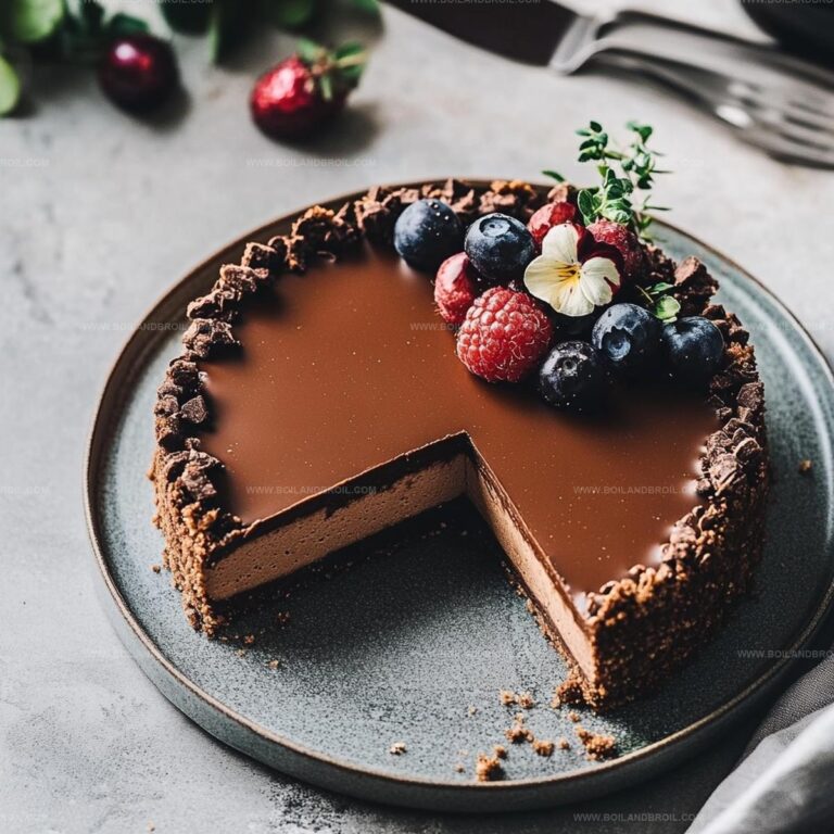 Indulgent Vegan Chocolate Cheesecake Recipe