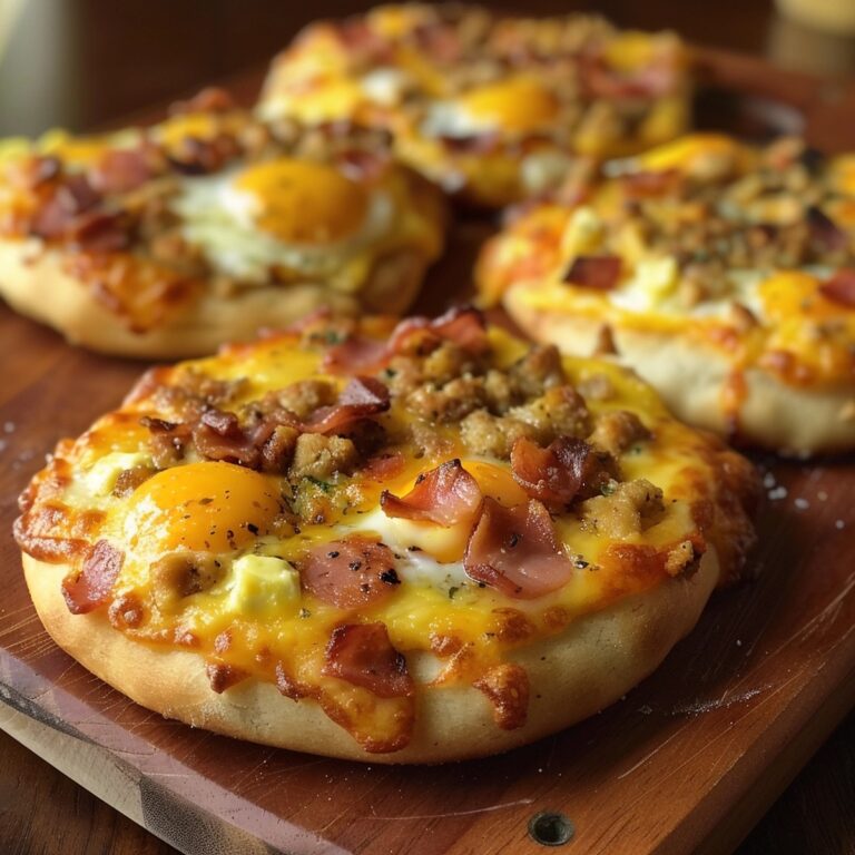 English Muffin Breakfast Pizza Recipe