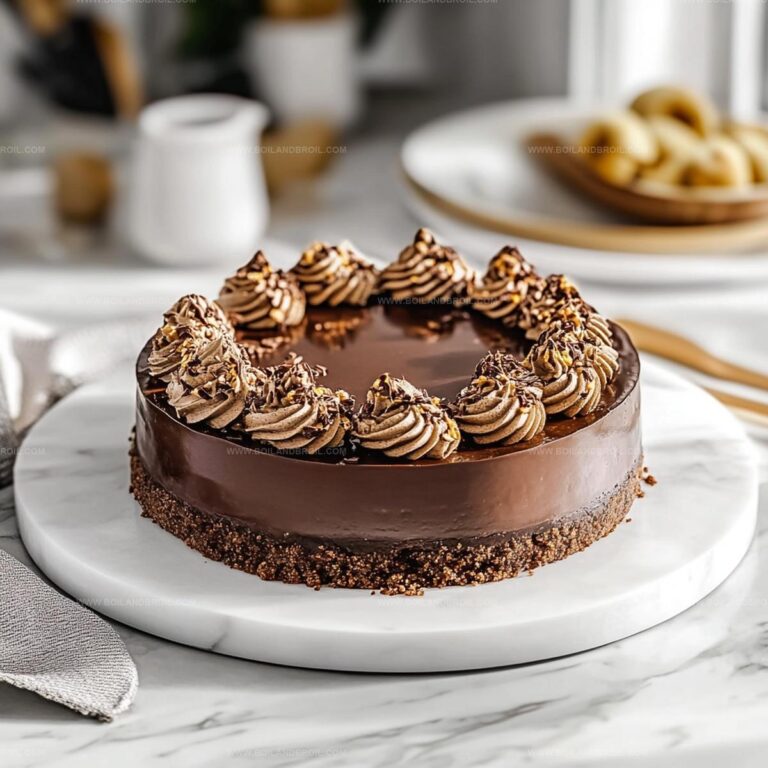 Irresistible No-Bake Espresso Chocolate Cheesecake Recipe