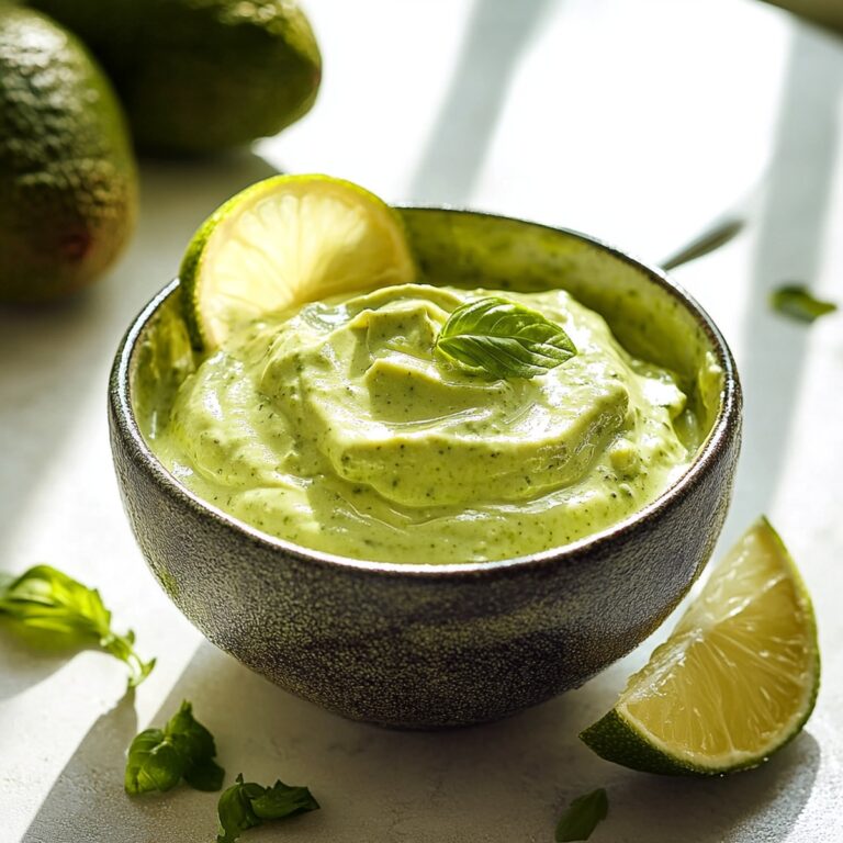 Zesty Avocado Lime Crema in Minutes Recipe