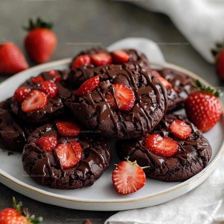Strawberry Chocolate Cookies Recipe