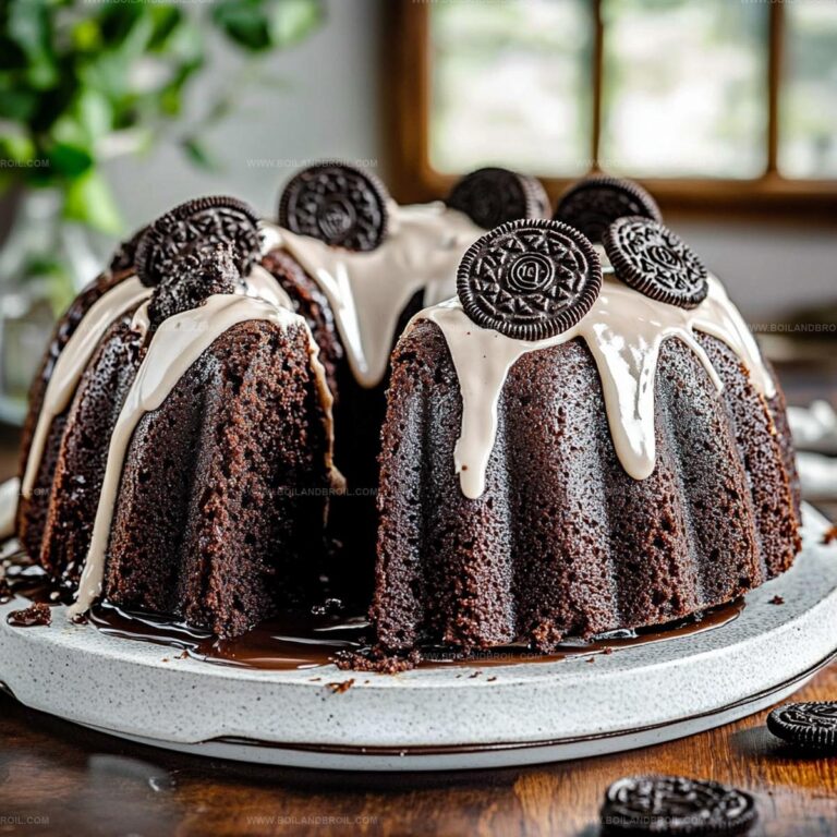 Irresistible Chocolate Oreo Bundt Cake Recipe