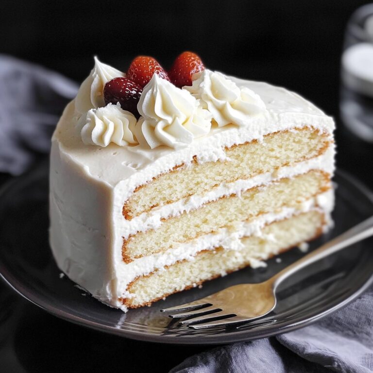 Easy Vanilla Cake Recipe