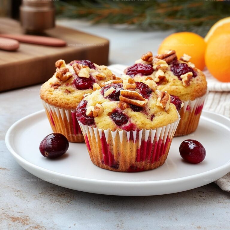 Cranberry Orange Pecan Muffins Recipe