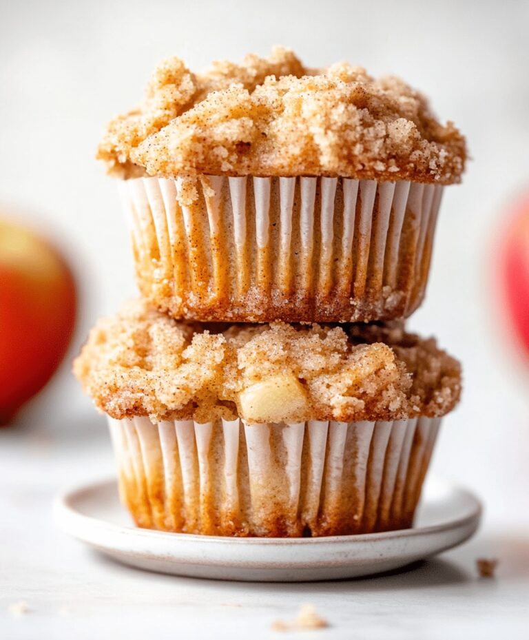 Moist Apple Cinnamon Crumb Muffins Recipe