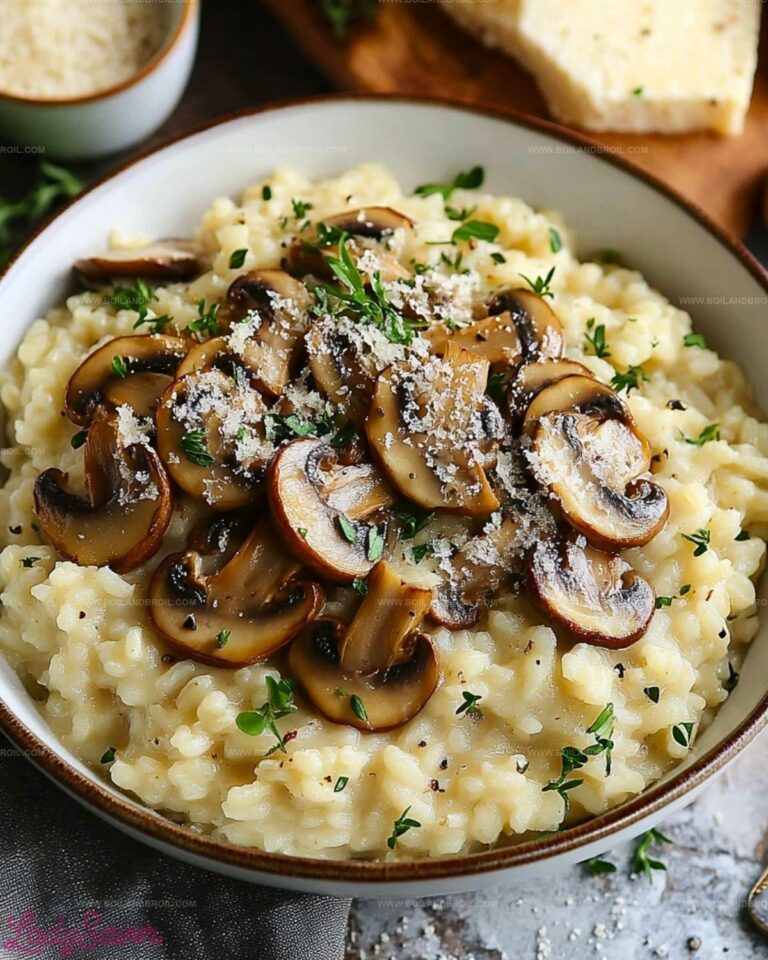 Creamy Mushroom Risotto Recipe