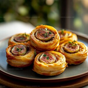 Delicious Fig and Goat Cheese Pinwheels Recipe