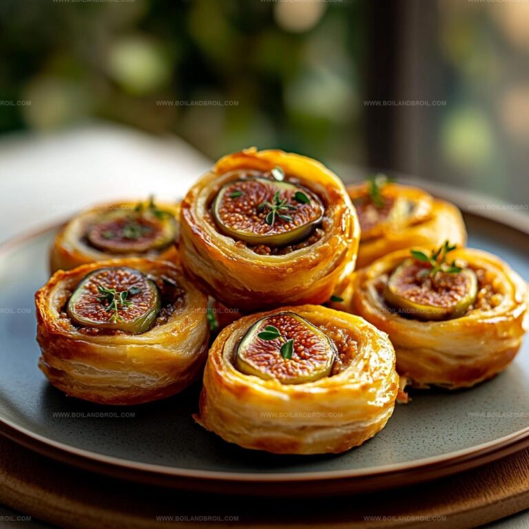 Delicious Fig and Goat Cheese Pinwheels Recipe