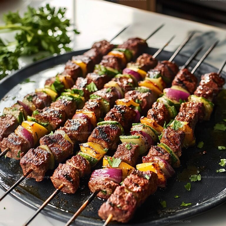 Savory Beef Kebabs Recipe