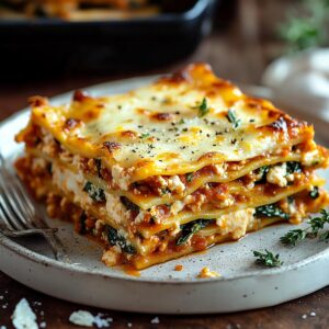 Cozy Butternut Squash & Spinach Lasagna Recipe