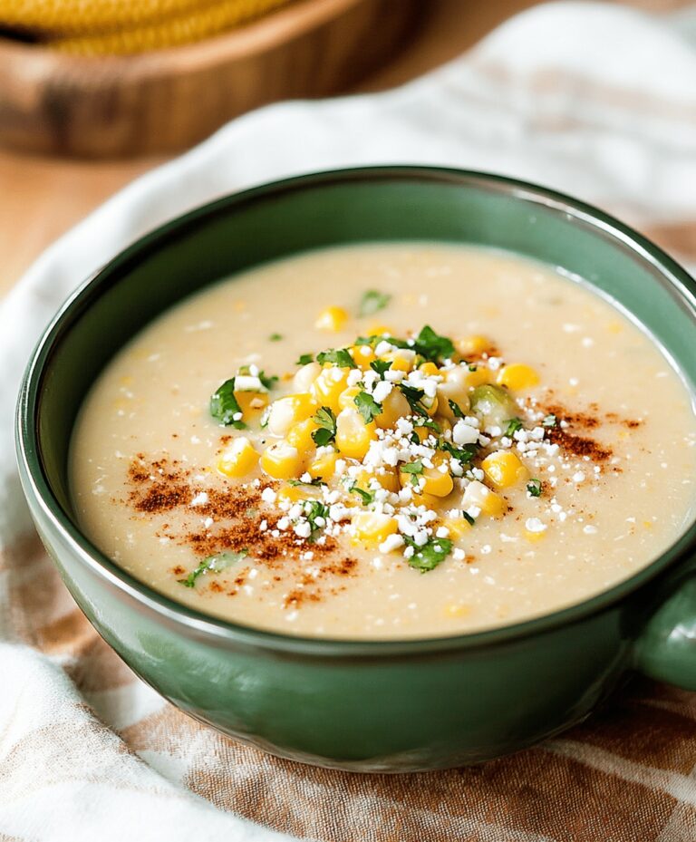 Creamy Mexican Street Corn Soup Recipe