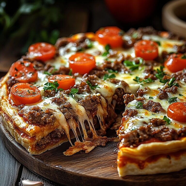 Easy Beef Pizza Pie Recipe