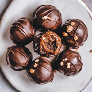 Caramel Brownie Truffles Recipe