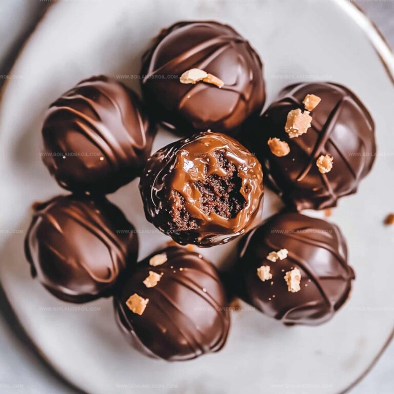 Caramel Brownie Truffles Recipe