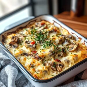 Cheesy Mushroom Delight Recipe